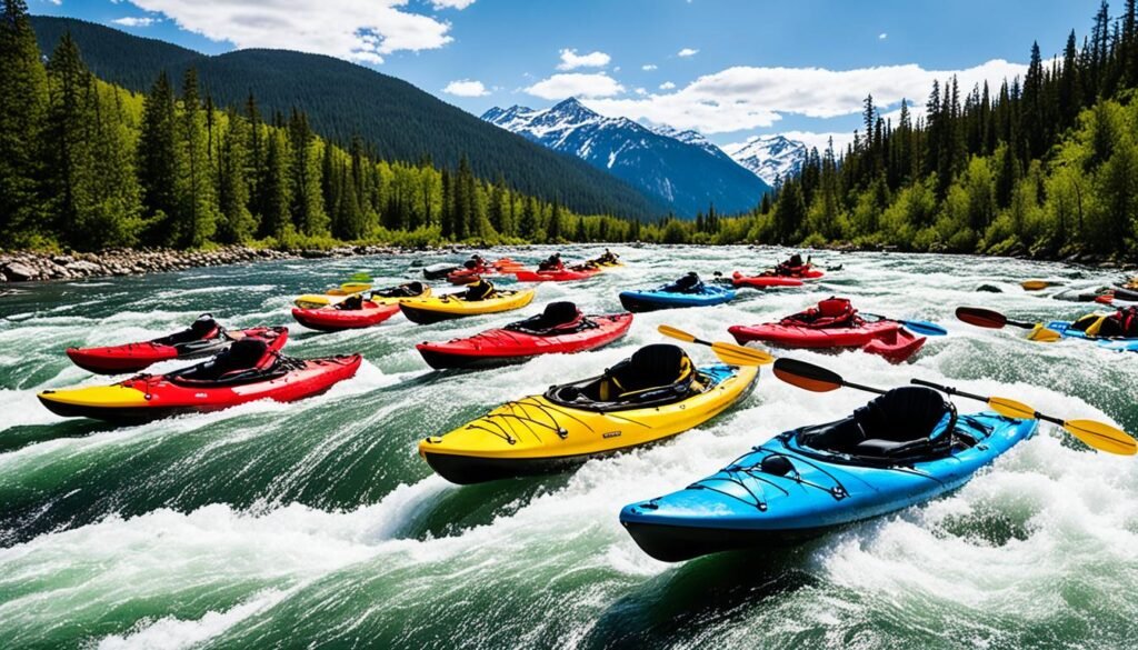 whitewater kayak types