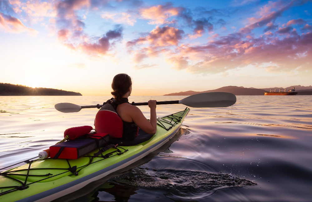 Sit-on-top sea kayak