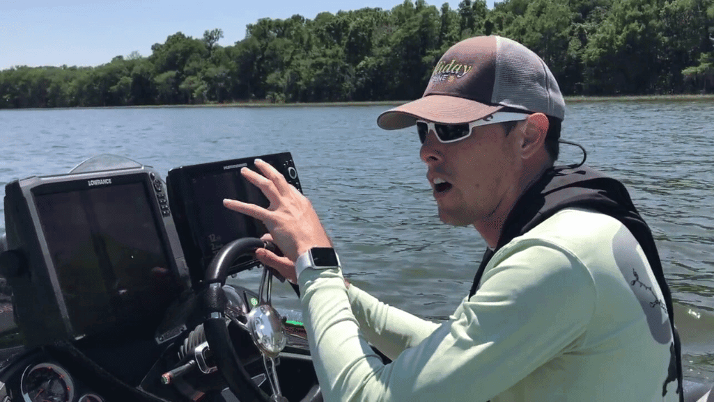 Side imaging sonar display
